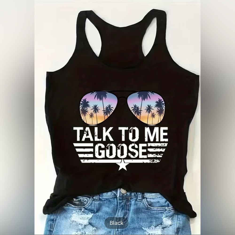 NWOT Top Gun graphic tank